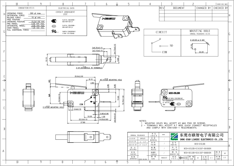 M20-05LBB-K3A3SF-00000N