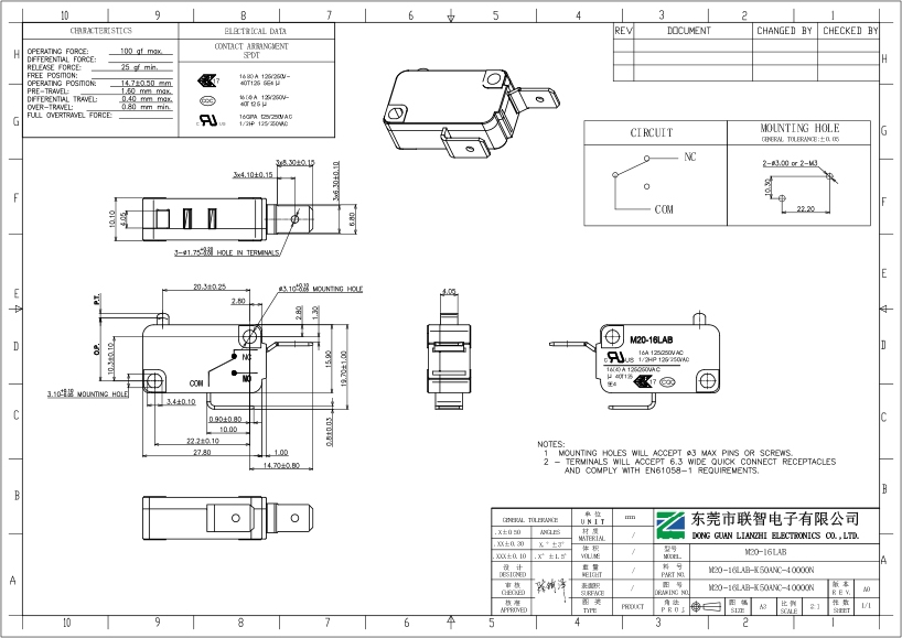 M20-16LAB-K50ANC-40000N