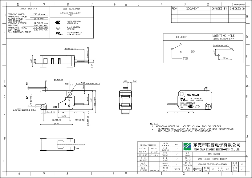 M20-16LBB-P10AND-40000N