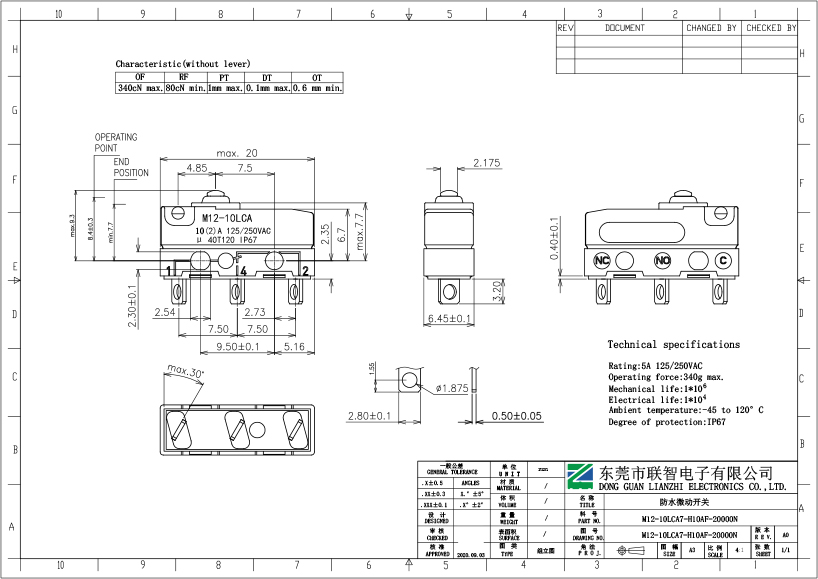 M12-10LCA7-H10AF-20000N
