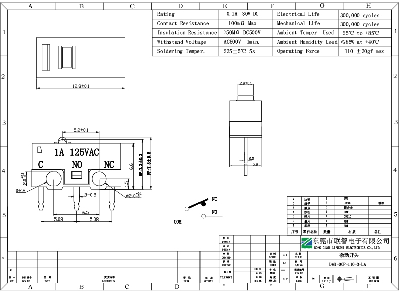 DM1-00P-110-3-LA